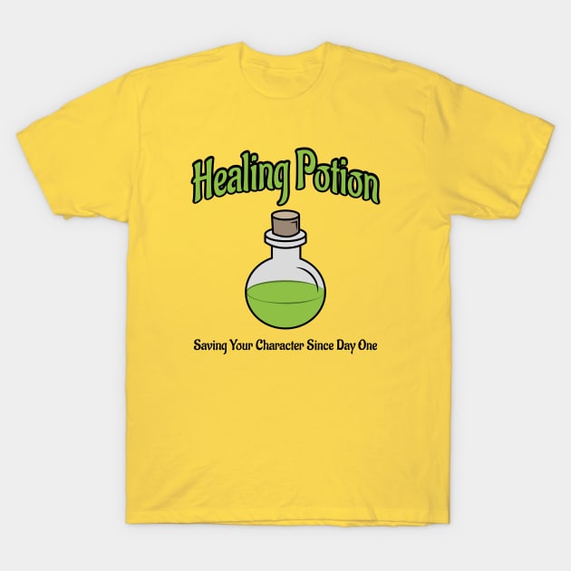 Healing Potion T-Shirt by Nimble Nashi